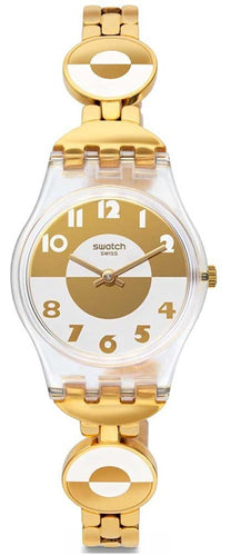 Swatch Masterglam Ladies Stainless Steel Band Watch Lk369G